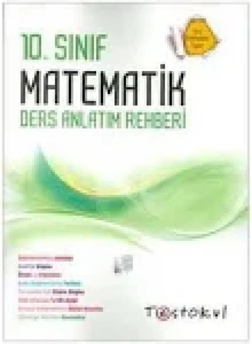 Test Okul Yayınları 10. Sınıf Matematik Ders Anlatım Rehberi