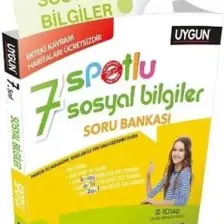 Sadık Uygun Yayınları 7. Sınıf Yeni Spotlu Sosyal Bilgiler Soru Bankası + Kavram Haritaları