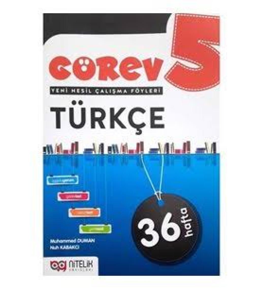 Nitelik Yayınları 5. Sınıf Görev Türkçe