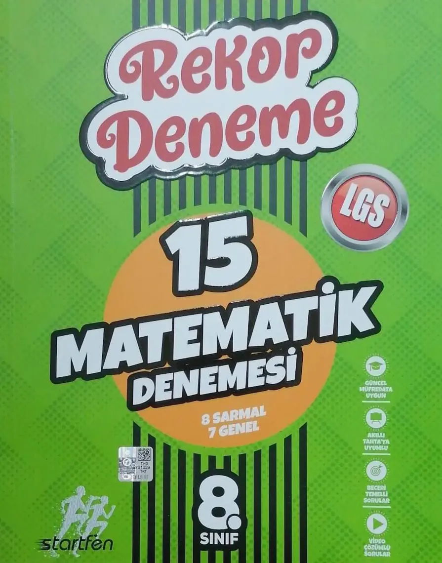 Startfen Yayınları 8. Sınıf Matematik Rekor Deneme