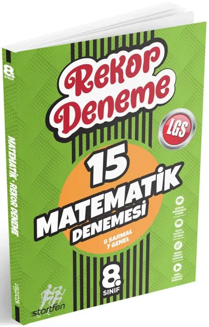 Startfen Yayınları 8. Sınıf Matematik Rekor Deneme