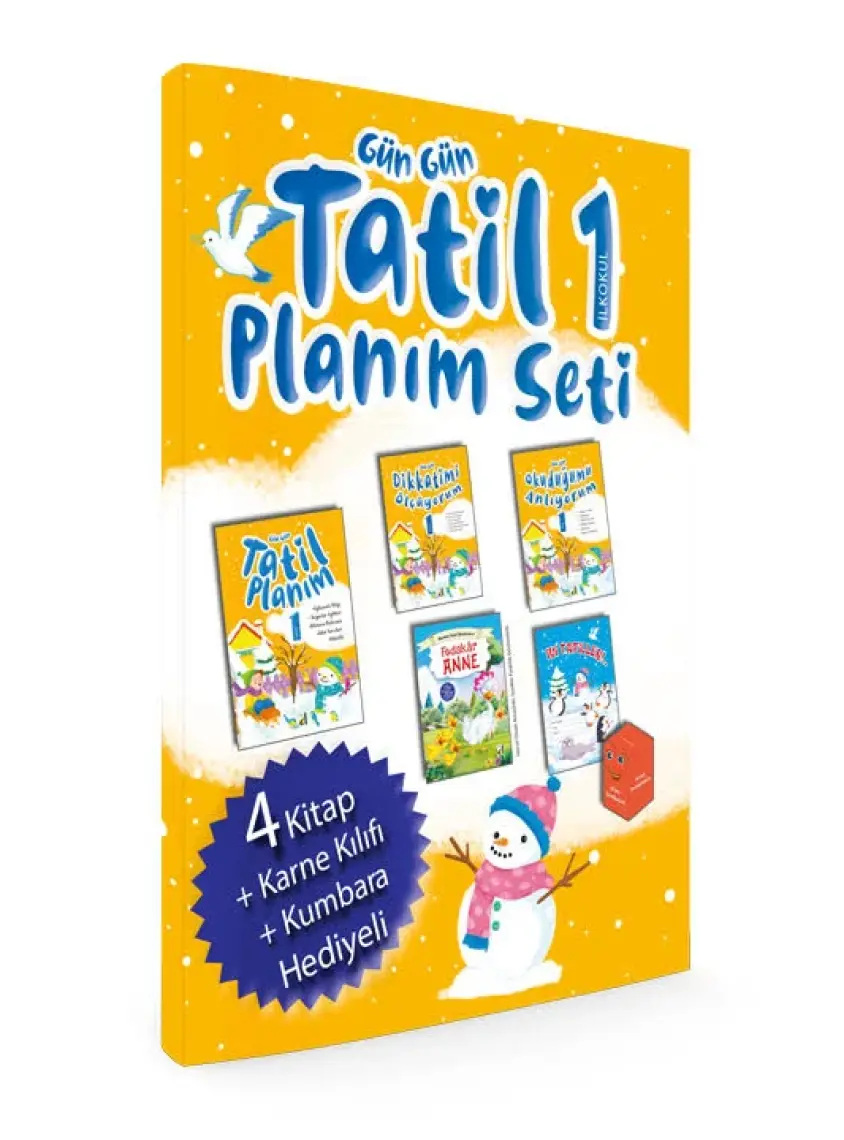 Damla Yayınevi 1. Sınıf Gün Gün Tatil Planım Seti