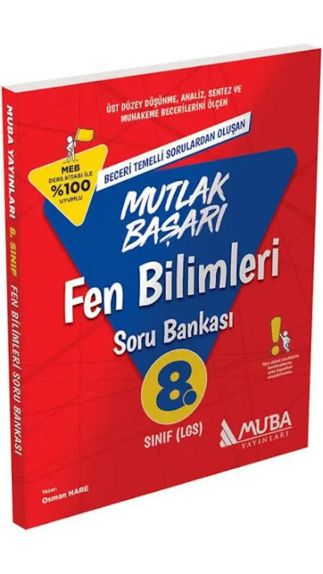 Muba Yayınları 8. Sınıf LGS Fen Bilimleri Soru Bankası Mutlak Başarı Serisi 0922