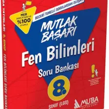 Muba Yayınları 8. Sınıf LGS Fen Bilimleri Soru Bankası Mutlak Başarı Serisi 0922