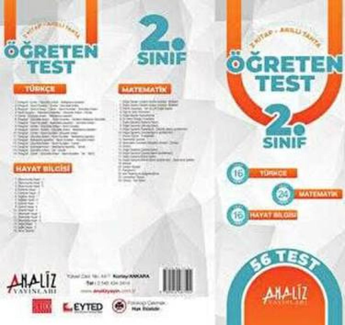 Analiz Yayınları 2.Sınıf Yaprak Test