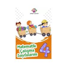 Pekşen Yayınları 4. Sınıf Matematik Çalışma Sayfalarım (64 Sayfa)