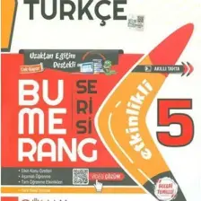 Günay Yayınları Gün&Ay Yayınları 5. Sınıf Bumerang Serisi Etkinlikli Türkçe Akıllı Defter Kitap