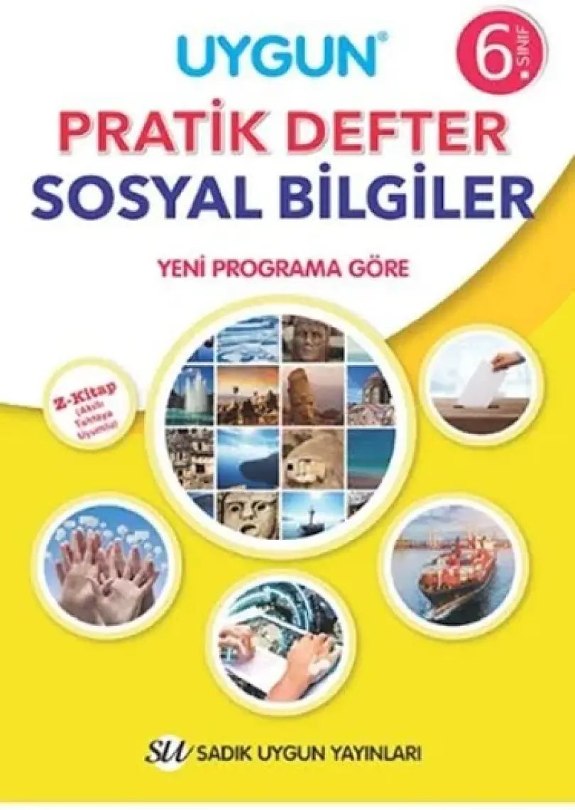 Sadık Uygun Yayınları 6. Sınıf Yeni Pratik Defter Sosyal Bilgiler