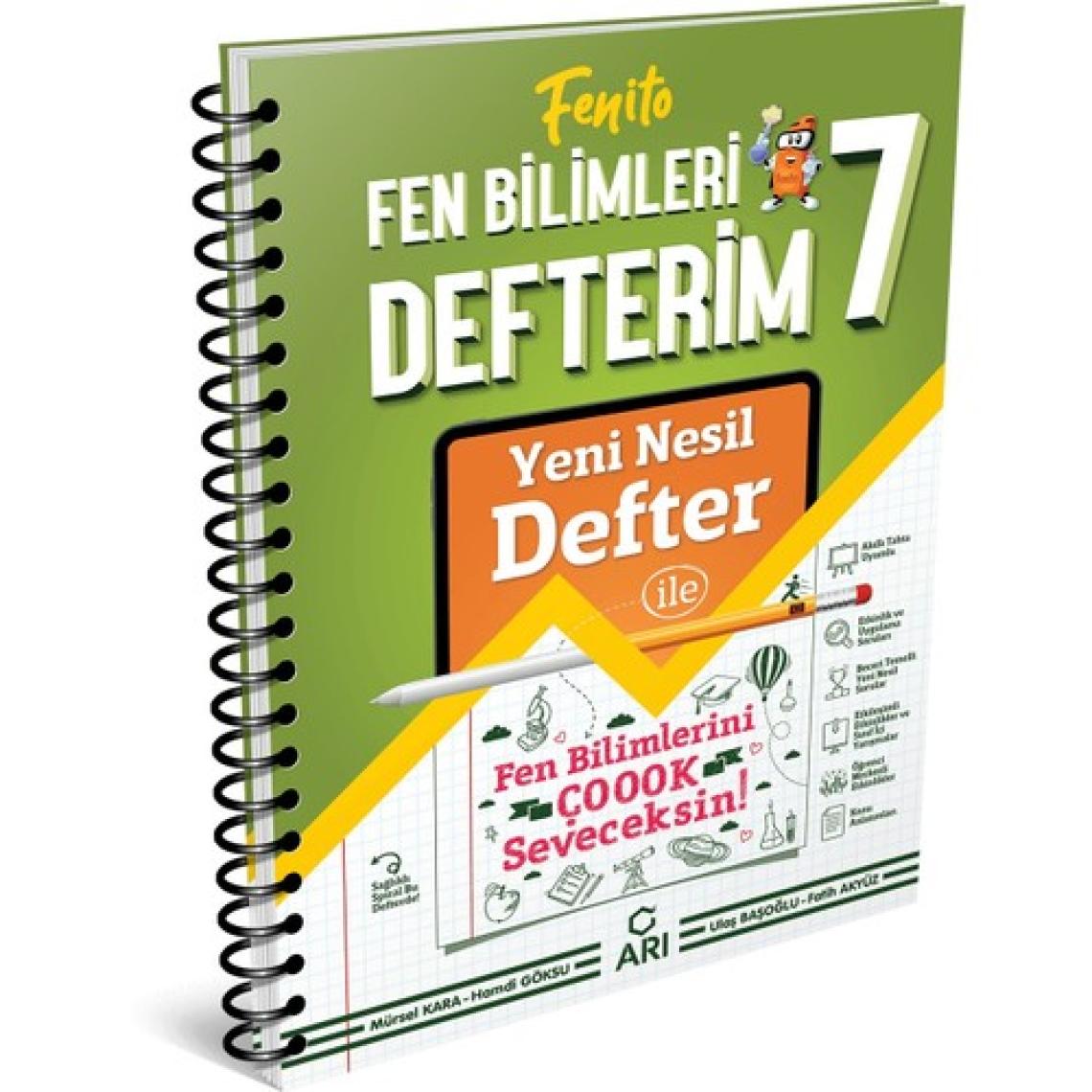 Arı Yayınları 7.Sınıf Fenito Fen Bilimleri Yeni Nesil Defterim Yeni 2022