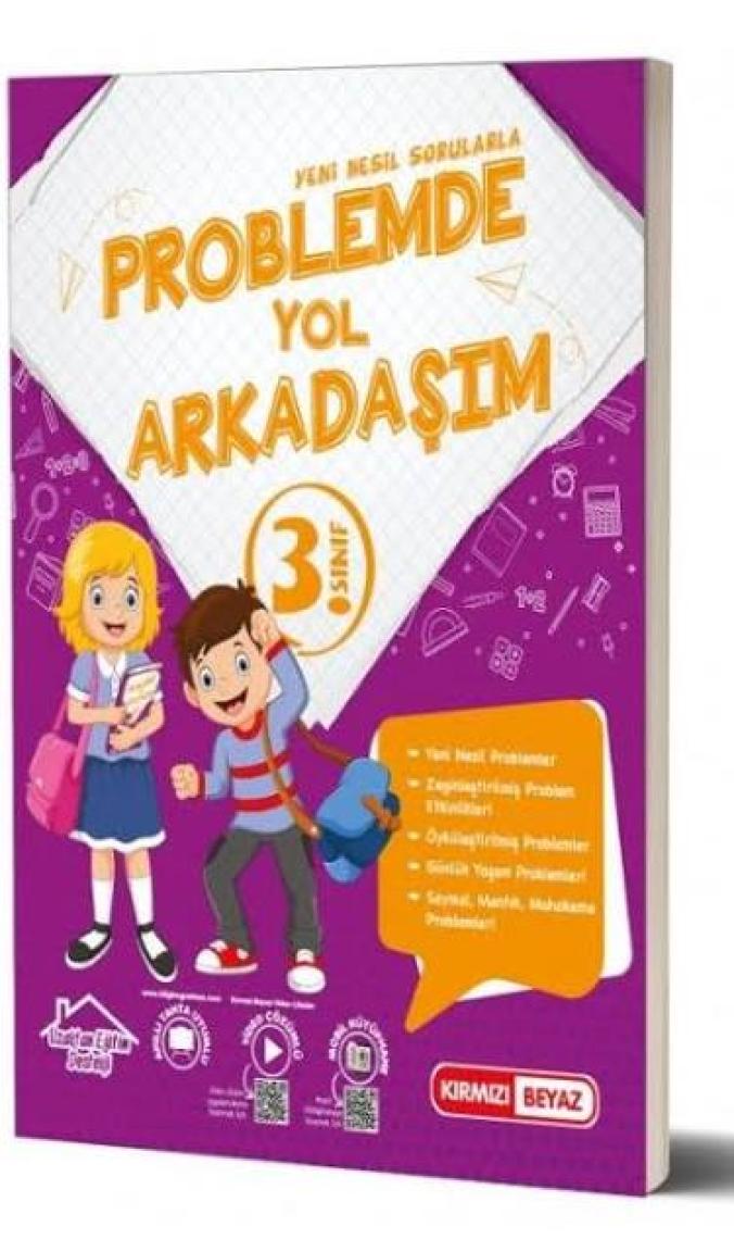 Kırmızı Beyaz Yayınlar 3.Sınıf Yeni Nesil Problemde Yol Arkadaşım Yeni 2022