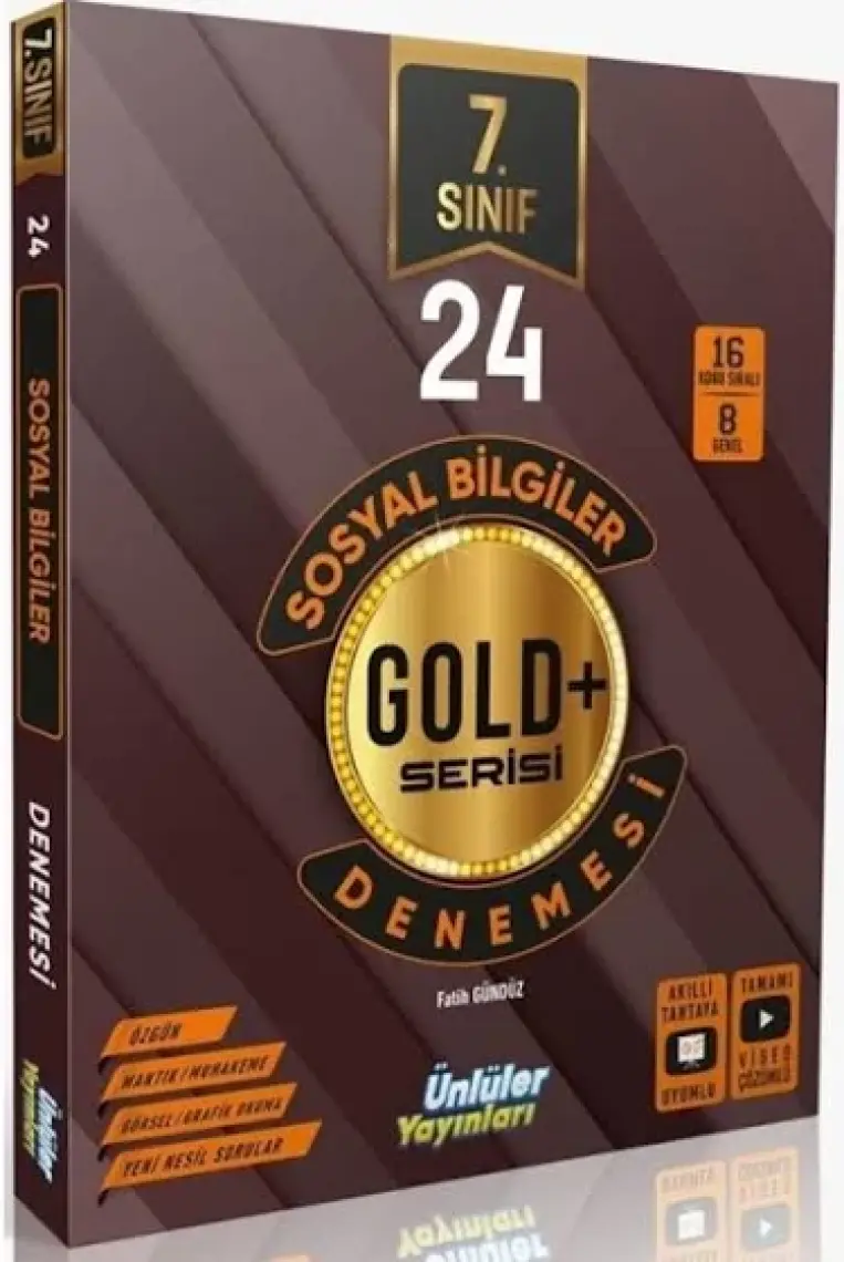 Dnz Ünlüler Yayınları 7. Sınıf Sosyal Bilgiler 24 Deneme Yni