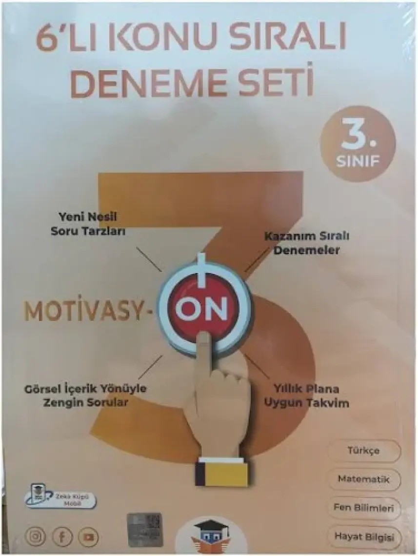 Zeka Küpü Yayınları 3. Sınıf 6'lı Motivasyon Denemeleri