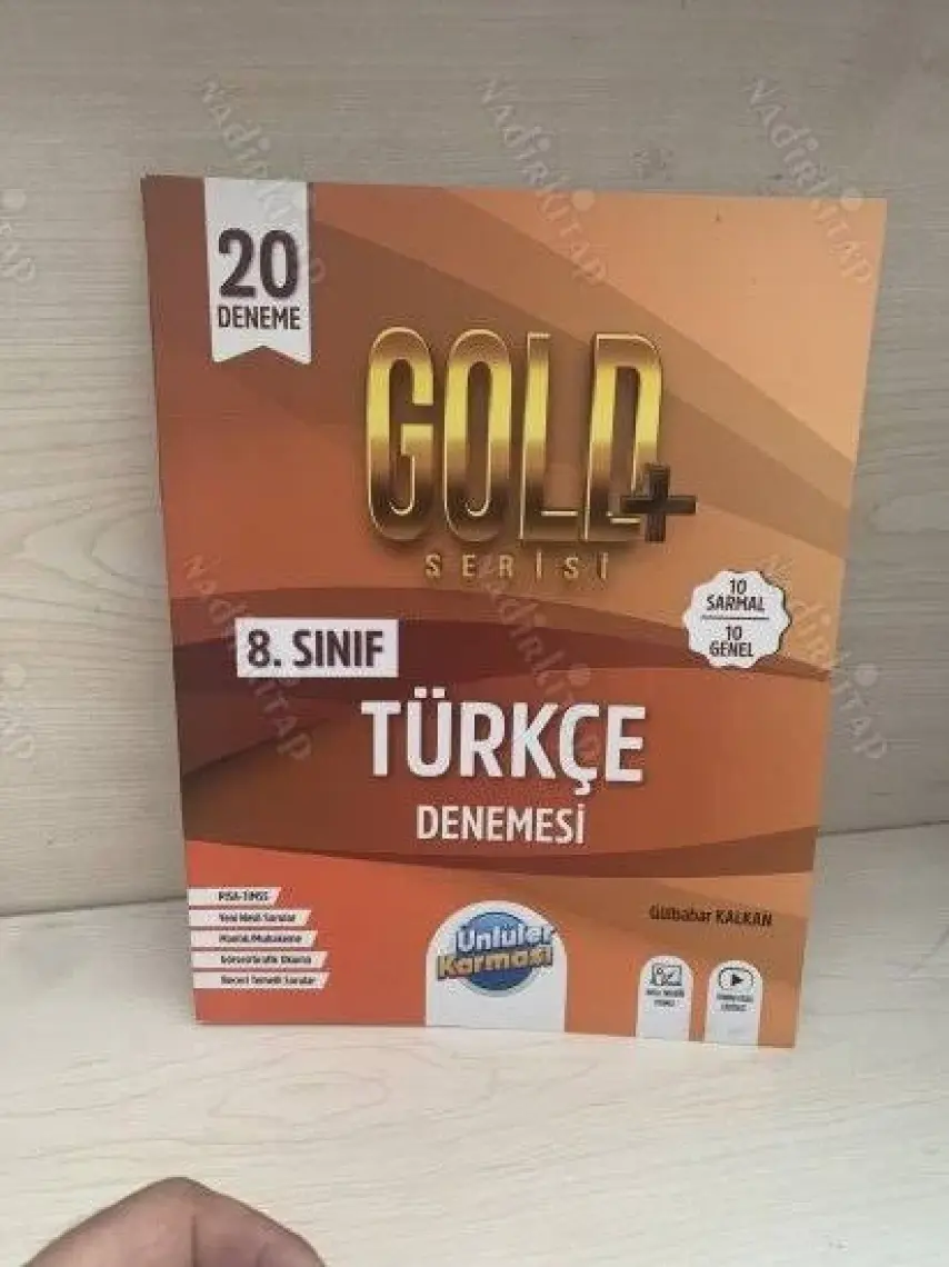 Ünlüler Karması 8. Sınıf Gold Serisi Türkçe 20 Denemesi 2024