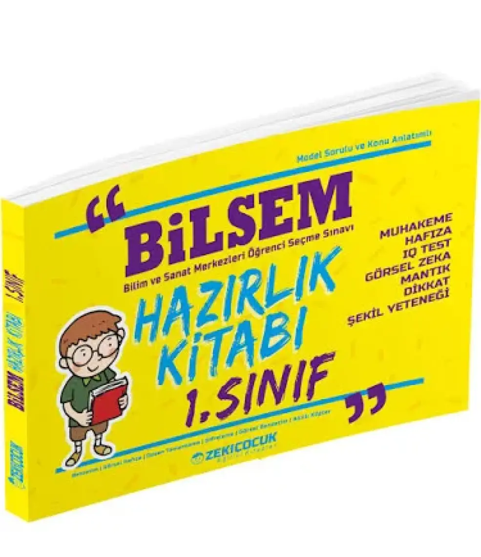 Örnek Akademi Yayınları Bilsem 1. Sınıf Hazırlık Kitabı Zeki Çocuk Eğitici Kitaplar