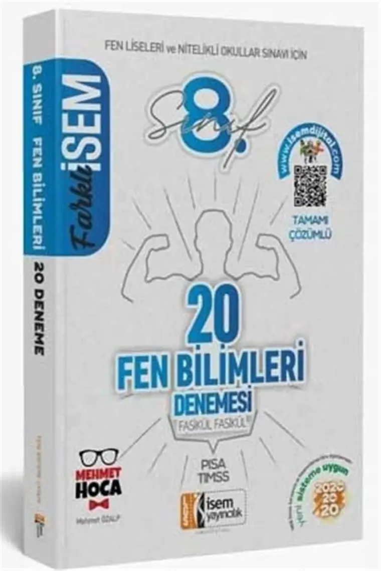 İSEM Yayıncılık 2021 LGS Farklı 8. Sınıf Fen Bilgisi 20'li Sarmal Deneme
