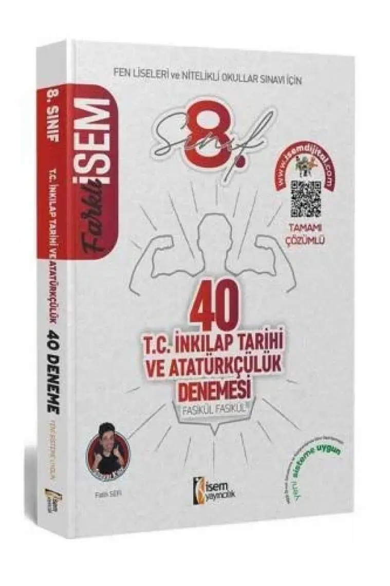 İSEM Yayıncılık 2021 LGS Farklı 8. Sınıf Fen Bilgisi 20'li Sarmal Deneme