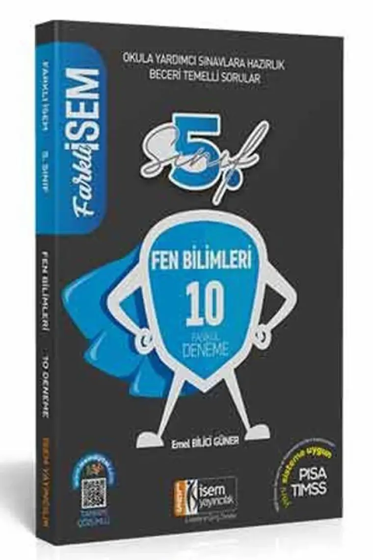 İSEM Yayıncılık 2021 LGS Farklı 8. Sınıf Fen Bilgisi 20'li Sarmal Deneme