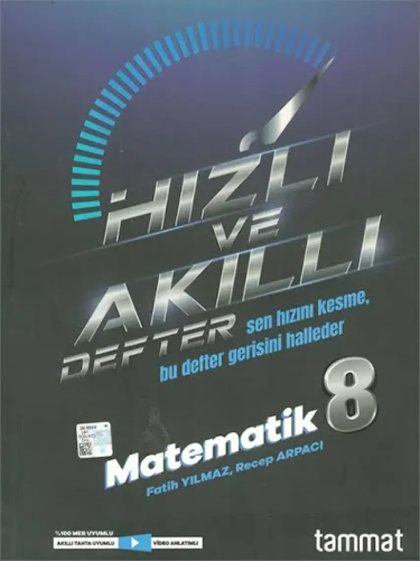 Tammat Yayıncılık Tammat Yayınları Lgs Matematik  Hızlı ve Akıllı Defter