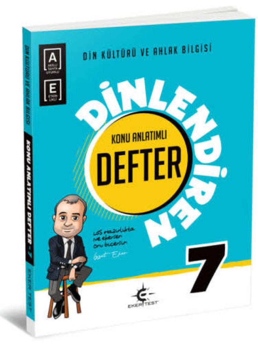 Eker Test Yayınları Arı Yayıncılık 7. Sınıf Dinlediren Defter