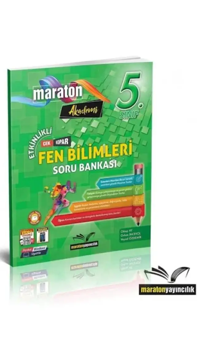 Maraton Yayıncılık Maraton 5. Sınıf Etkinlikli Fen Bilimleri Soru Bankası