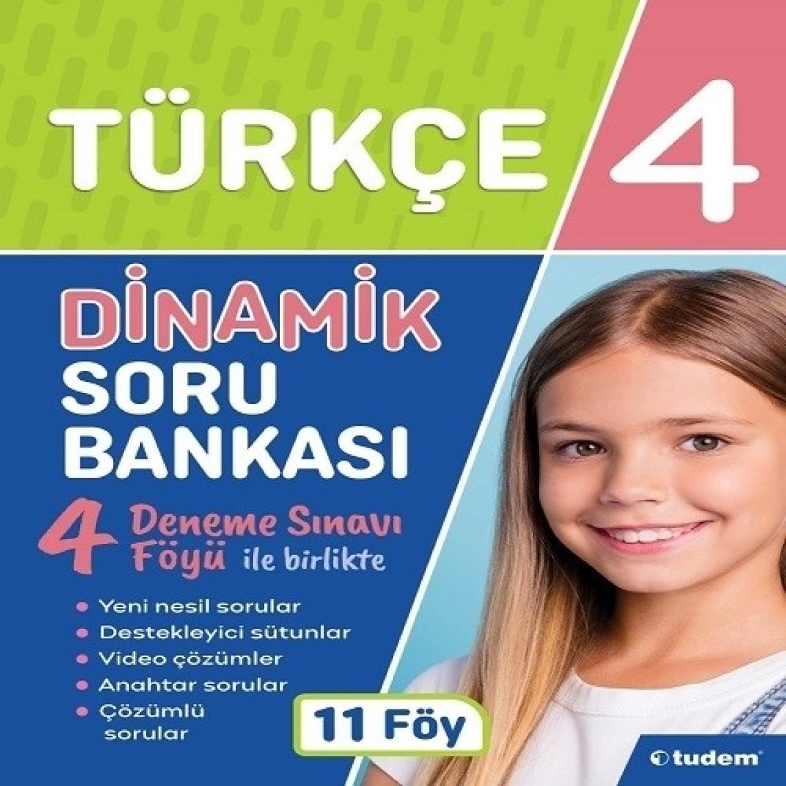 Tudem Yayınları 4. Sınıf Dinamik Türkçe Soru Bankası