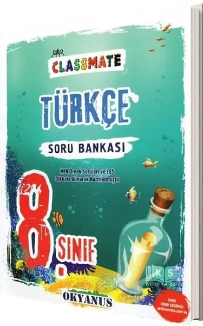 Okyanus Yayınları 8. Sınıf Classmate Türkçe Soru Bankası