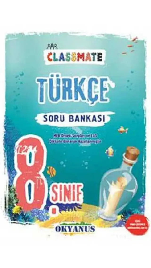 Okyanus Yayınları 8. Sınıf Classmate Türkçe Soru Bankası