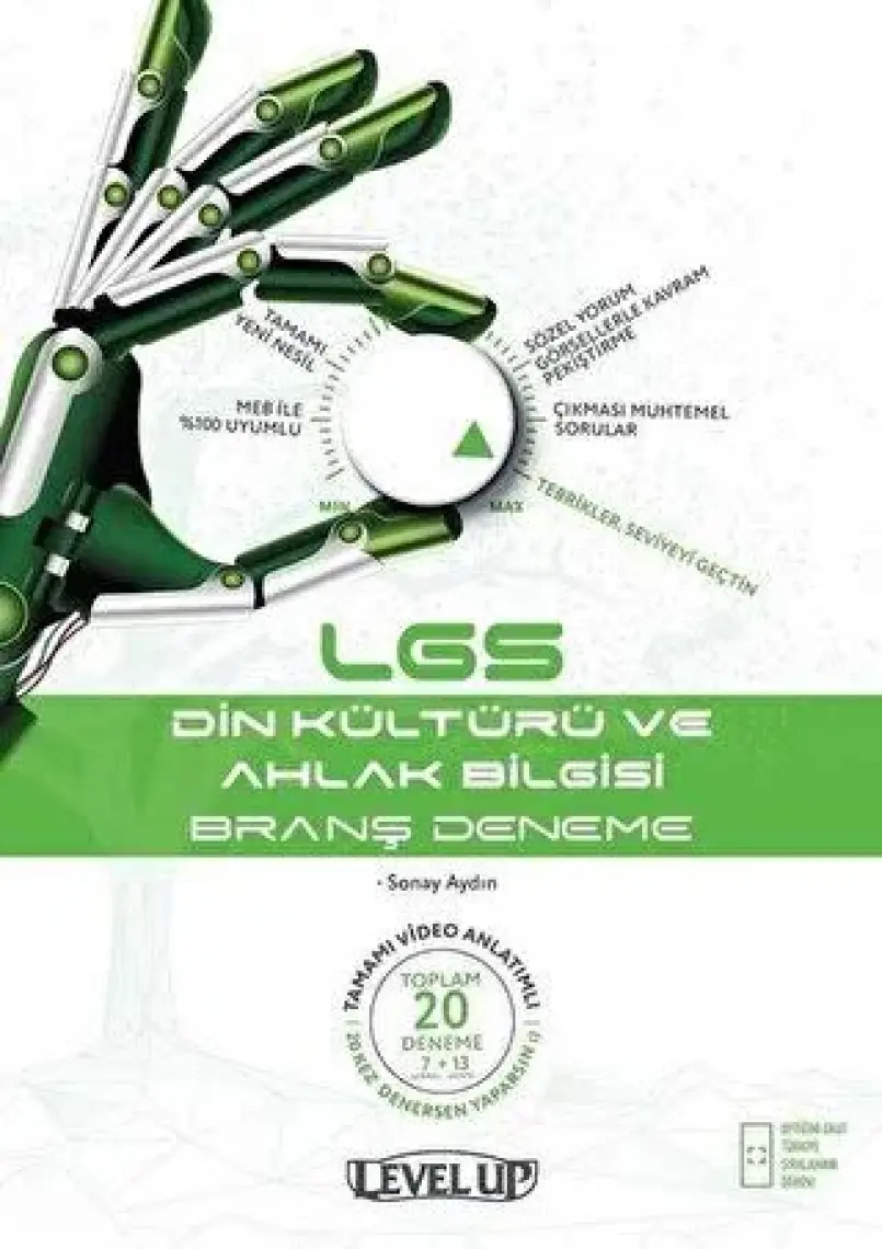 Tammat Yayınları 8. Sınıf Level Up LGS Din Kültürü ve Ahlak Bilgisi Soru Bankası
