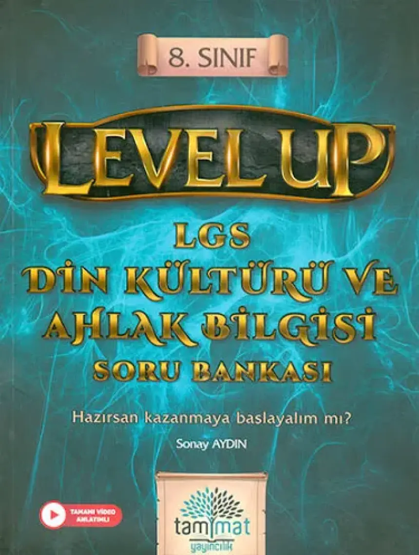 Tammat Yayınları 8. Sınıf Level Up LGS Din Kültürü ve Ahlak Bilgisi Soru Bankası