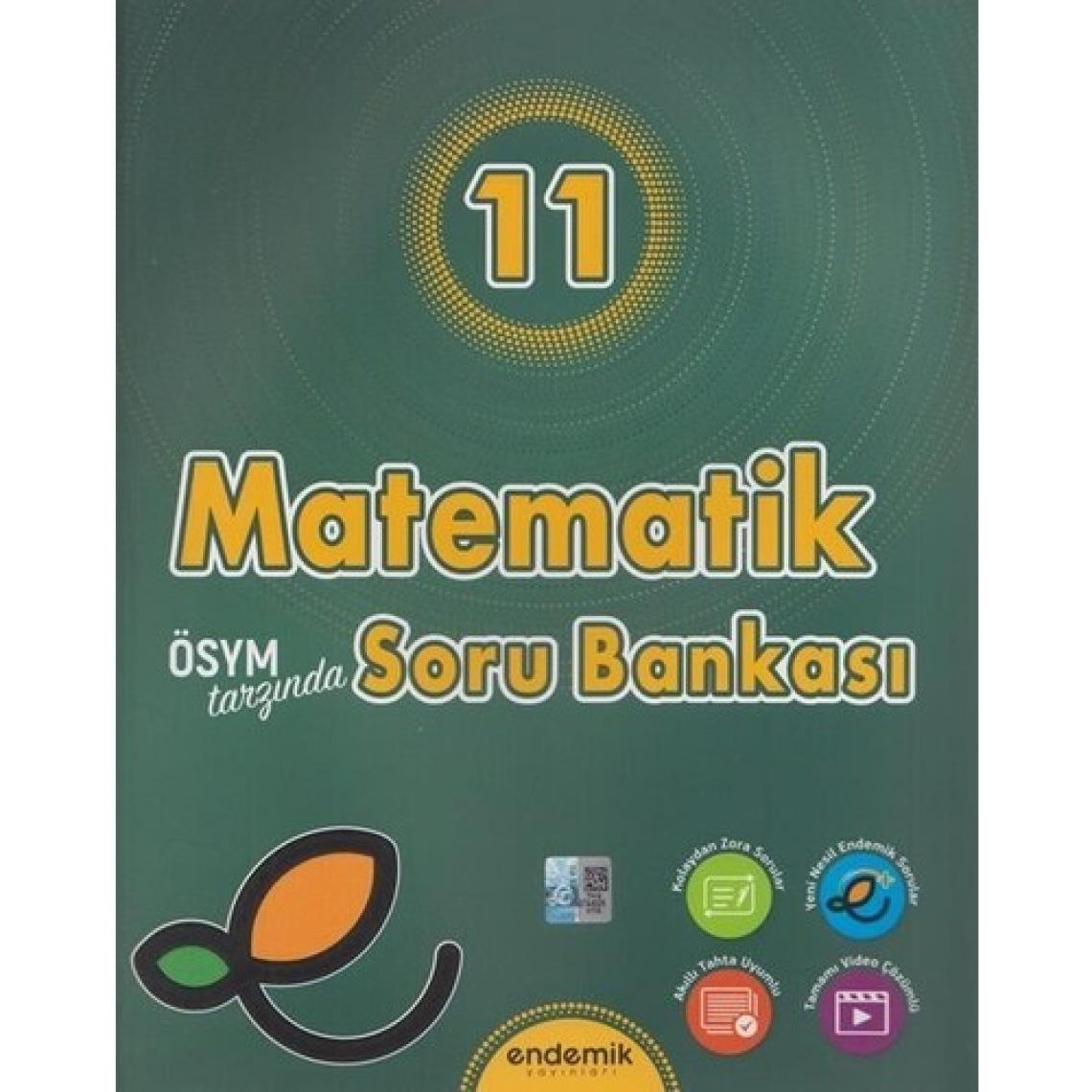 Endemik 11. Sınıf Matematik Soru Bankası Endemik Yayınları