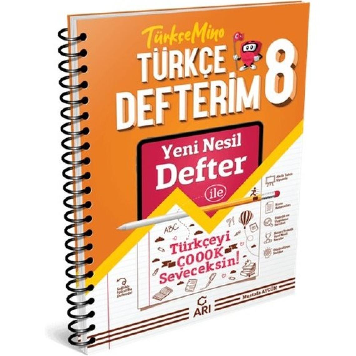 Arı Yayıncılık Arı Yayınları 8. Sınıf Türkçe Türkçemino Defterim