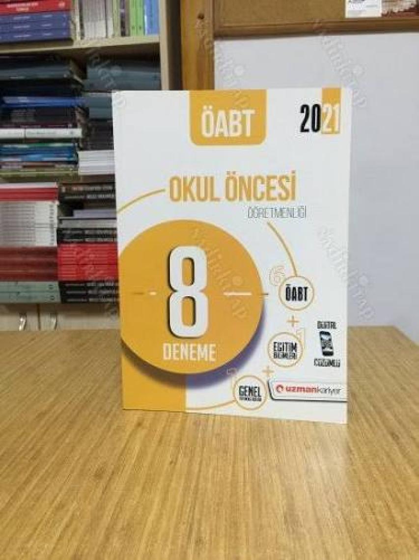 Uzman Kariyer Yayınları 2021 ÖABT Okul Öncesi Öğretmenliği 8 Deneme Dijital Çözümlü