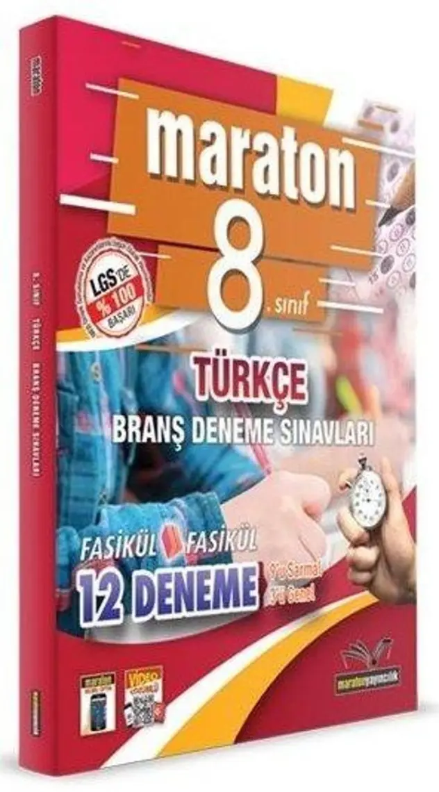 Maraton Yayıncılık Maraton 8.sınıf Türkçe Branş Deneme Sınavı