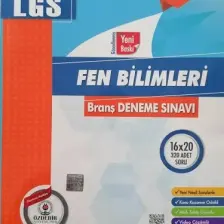 Özdebir Yayınları Yayınları 8. Sınıf Fen Bilimleri Branş Deneme Sınavı