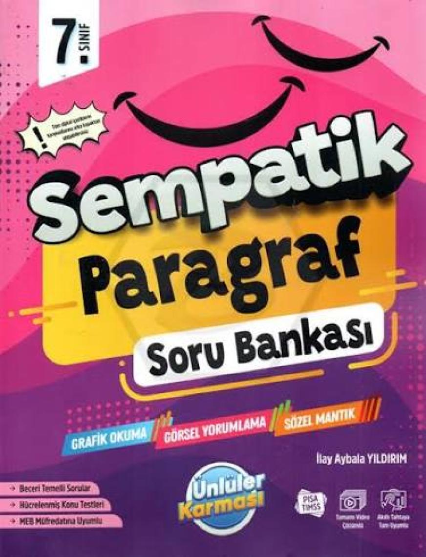 Ünlüler Karması 7. Sınıf Sempatik Paragraf Soru Bankası