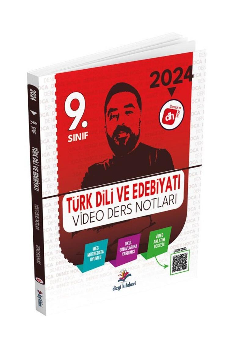 Dizgi Kitap 2024 9. Sınıf Türk Dili ve Edebiyatı Video Ders Notları
