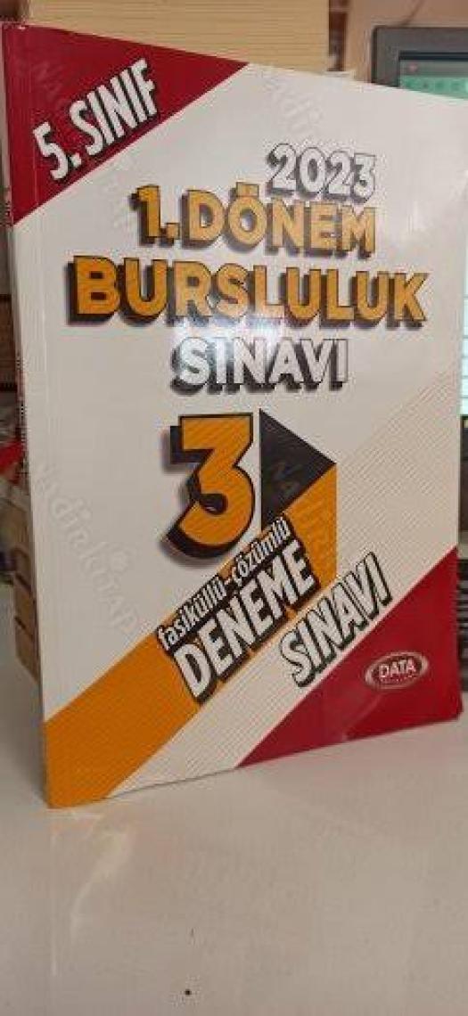 Data Yayınları 5. Sınıf 1. Dönem Bursluluk Sınavı Tamamı Çözümlü 3 Fasikül Deneme Sınavı