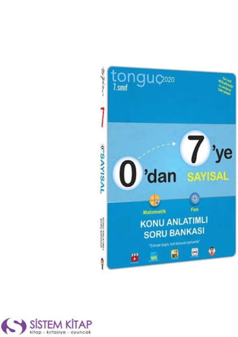 Tonguç Akademi 7. Sınıf 0’dan 7’ye Sayısal Konu Anlatımlı Soru Bankası