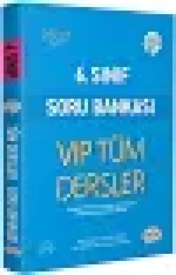 Editör Yayınları 6. Sınıf Vıp Tüm Dersler Soru Bankası Mavi Kitap