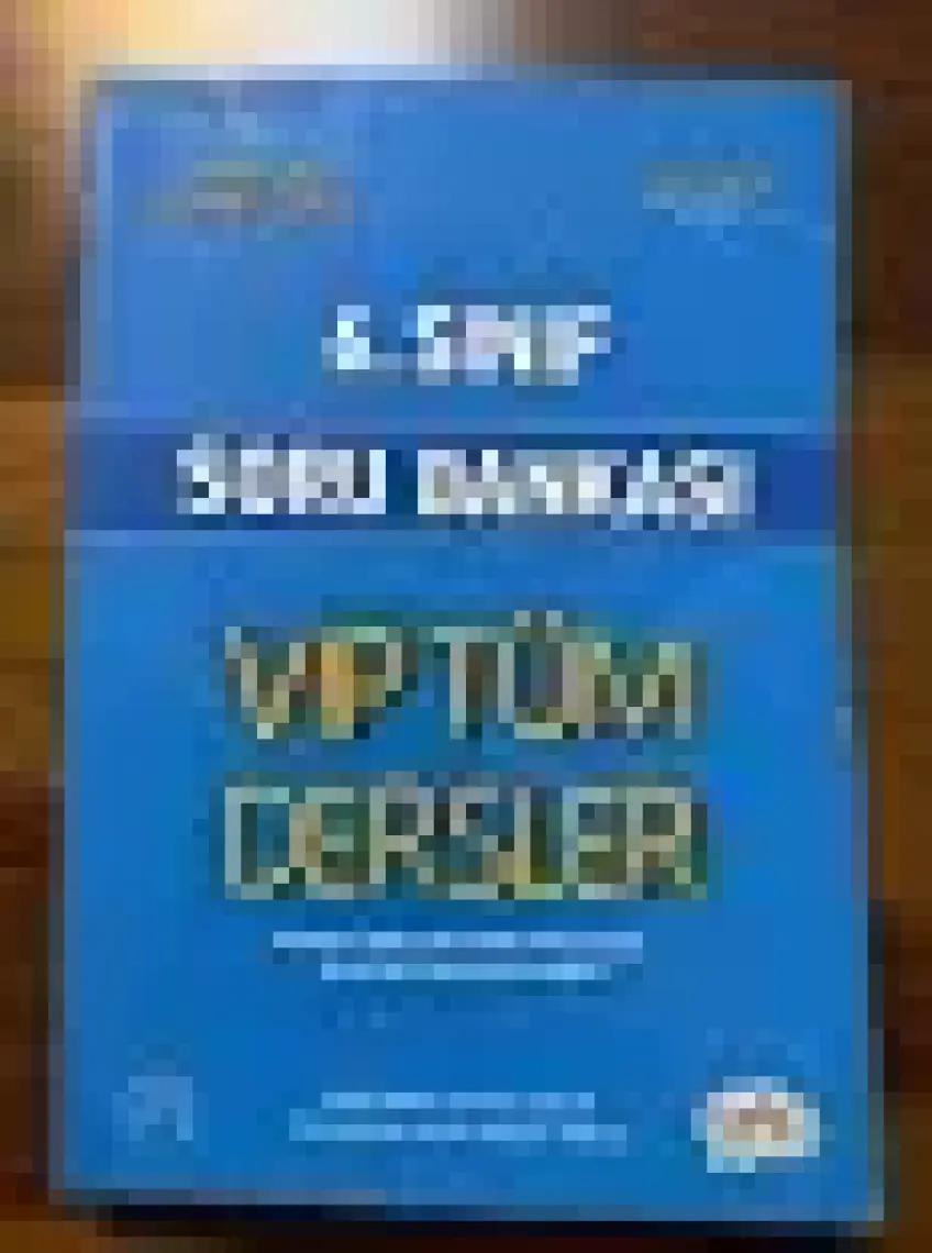 Editör Yayınları 6. Sınıf Vıp Tüm Dersler Soru Bankası Mavi Kitap