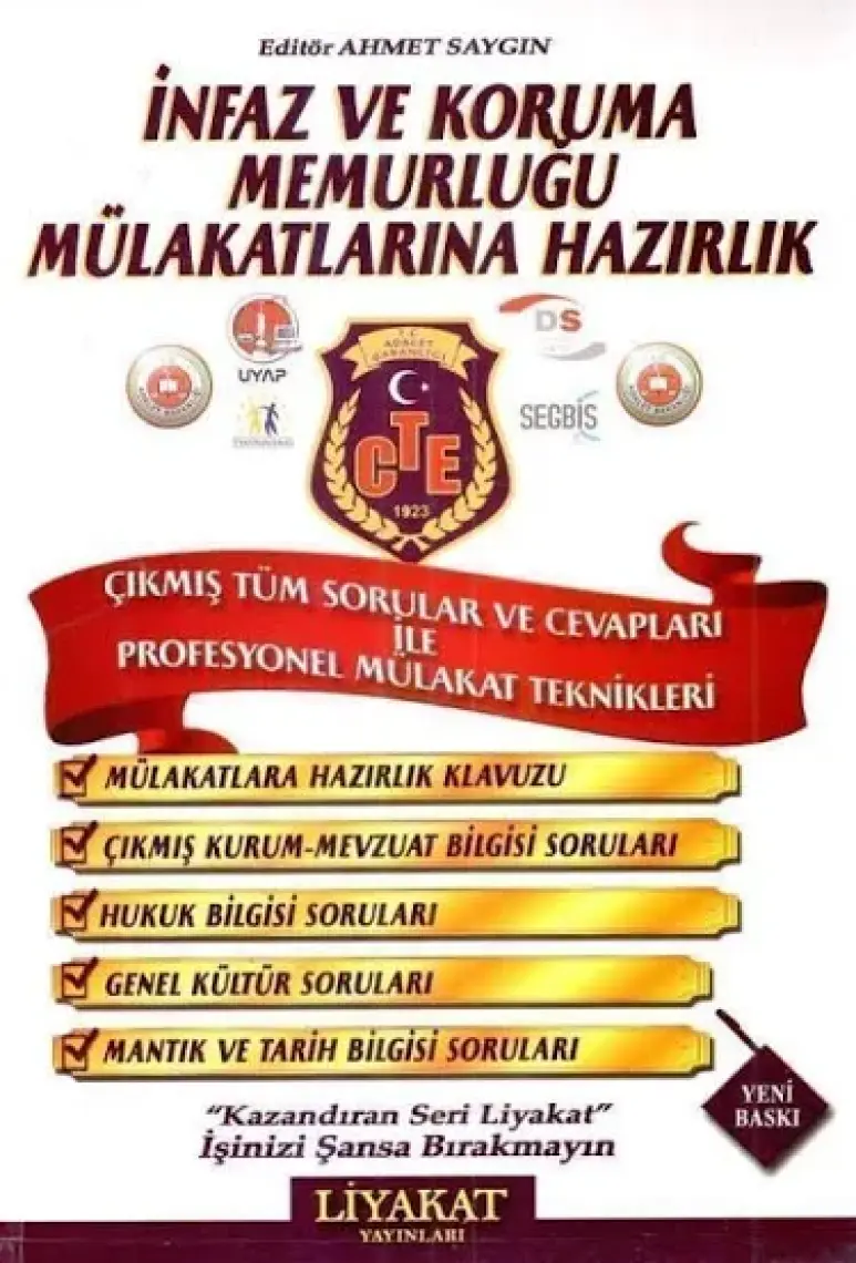 Liyakat Yayınları İKM Ol - Mülakat Aşaması Için (İnfaz Koruma Memuru Olmak Için Gerekli Olan Her Şey) 2021 Alımları İçin Özel Kaynak