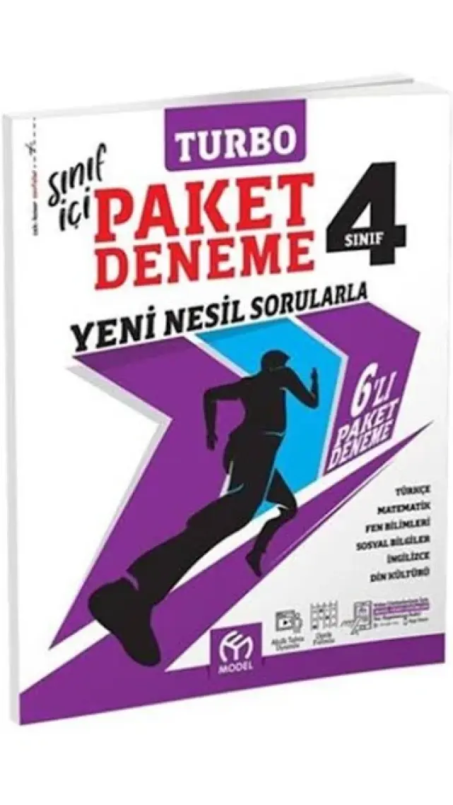 Model Eğitim Yayıncılık 4. Sınıf 6'lı Deneme Sınav Seti