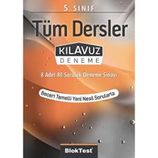 Tudem Yayınları 5.Sınıf Bloktest Tüm Dersler Kılavuz Deneme