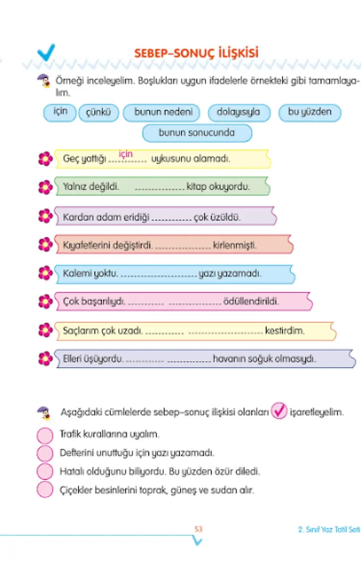 Mavitikli Yayıncılık 2.sınıf Yaz Tatil Kitabı-Mavitikli Yayıncılık Tatil Modu