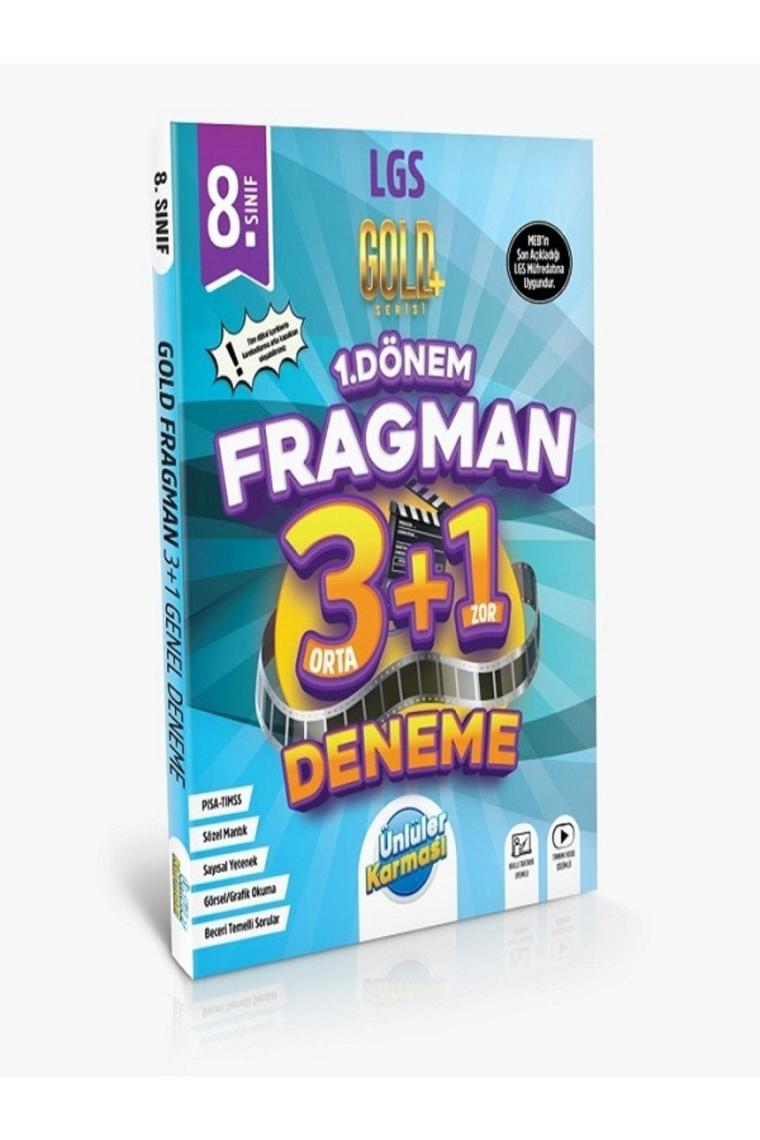 Ünlüler Karması 8. Sınıf LGS Tüm Dersler 1. Dönem Fragman 3-1 Deneme Gold Serisi
