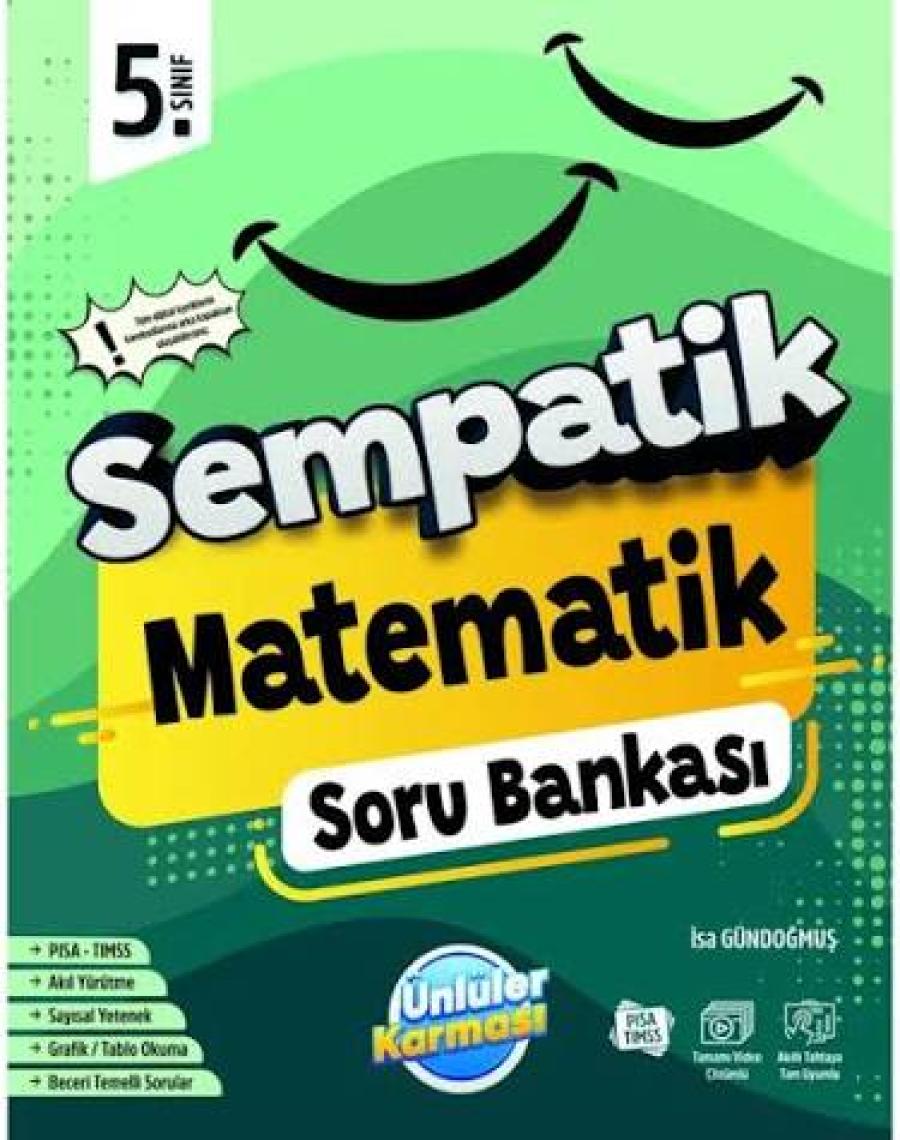 Ünlüler Karması 5. Sınıf Sempatik Matematik Soru Bankası