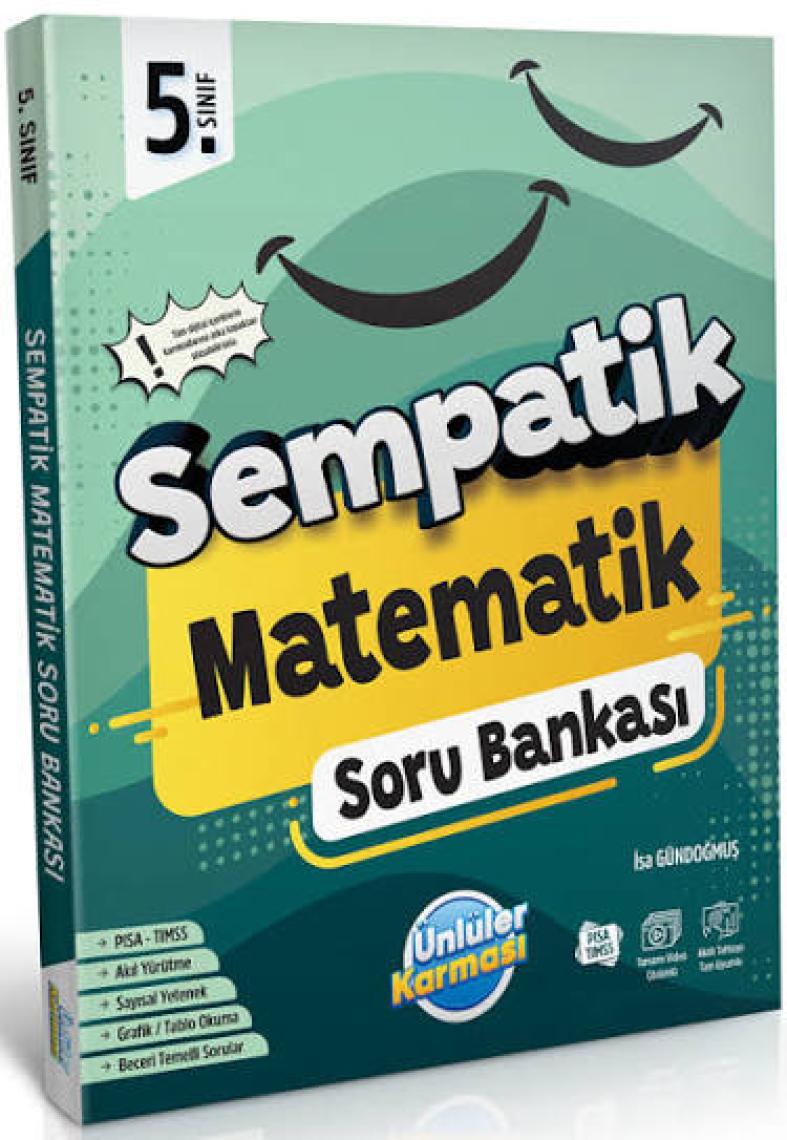 Ünlüler Karması 5. Sınıf Sempatik Matematik Soru Bankası