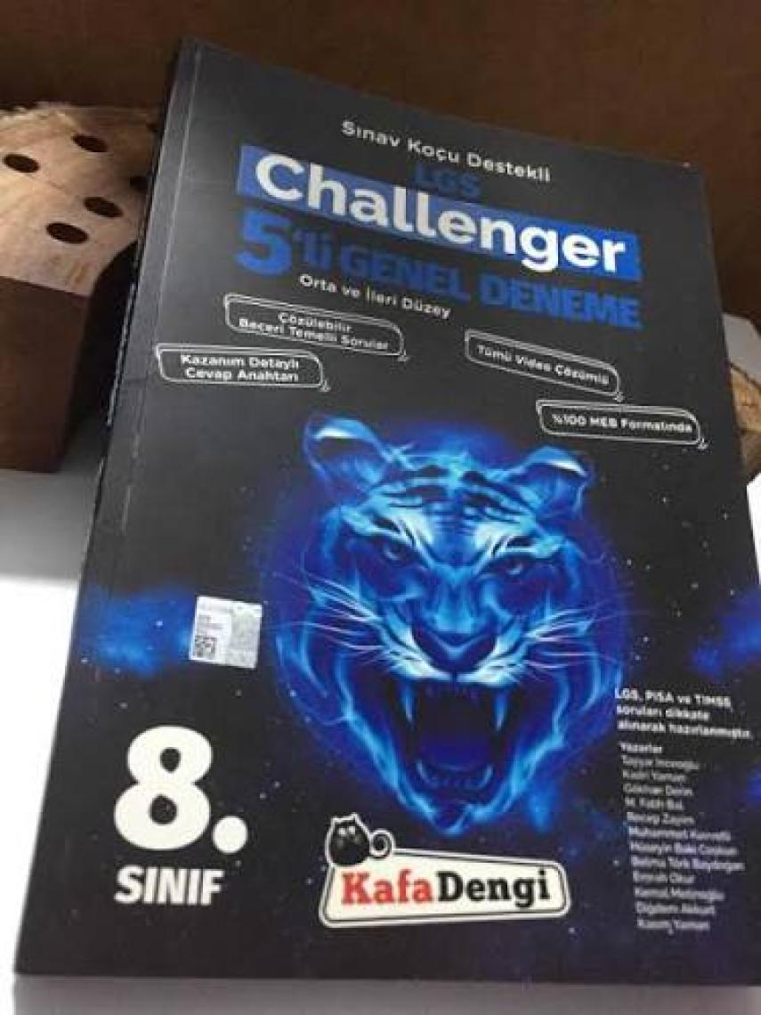Kafa Dengi Yayınları Challanger 5'li Genel Deneme Orta ve Ileri Düzey