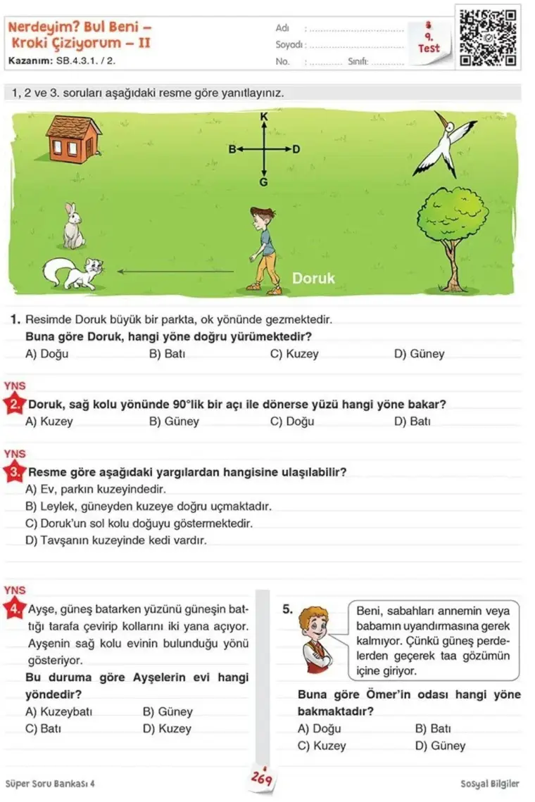 Koza Karaca Yayınları 4. Sınıf Süper Soru Bankası (Tüm Dersler)
