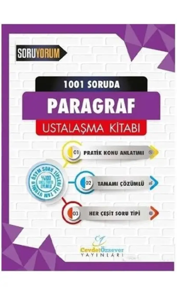 1001 Soruda Paragraf Tamamı Çözümlü Konu Anlatımlı - Sinan Kangal